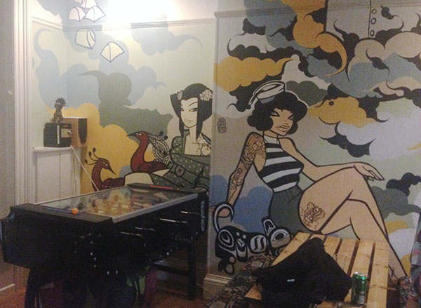Hostal mural